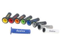 handlebar grip set Domino A010 on-road two-colored open end grips