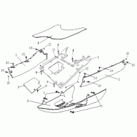 FIG20 footboard, lower fairing / body parts