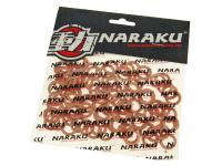 copper seal rings Naraku 10x16x1.5mm 100 pcs