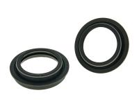 front fork oil seal set 35.5x48x11 for Malaguti Madison 3 250 ie 4V LC (Piaggio engine)