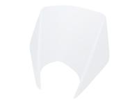headlight fairing upper part OEM white for Derbi Senda 2011-, Gilera RCR, SMT 2011-