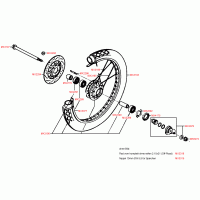 F09 front wheel with brake disc