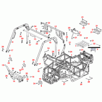 F22 frame, roll cage