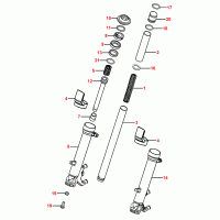 F22 fork leg parts