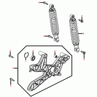 F16 shock absorber rear