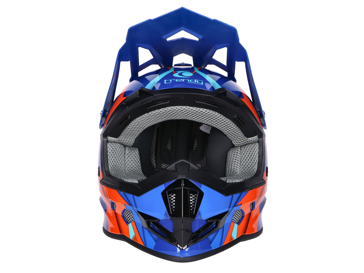 moeilijk verzameling Gedetailleerd Shop Dirt Bike & Motocross Helmets Online - Helmet Motocross Trendy T-902  Dreamstar blue orange - different sizes | Scooter Parts | Racing Planet USA  