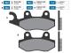 Polini High Performance Scooter Brake Pads Sintered for Keeway, Kymco, Peugeot, TGB Scooters by Polini Performance Parts