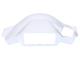 TNT Replacement Scooter Body Plastics - fairing kit white metallic 5-part for MBK Booster