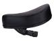 60mm Moped Replacement Seat - Full Saddle Seat flat in quilted black for Mopeds by Vespa, Tomos, Piaggio, Puch, Kreidler, Zündapp, Hercules, MBK Moped