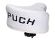saddle / seat new type white with Puch logo for Puch