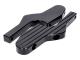 Shop Vespa Scooter Accessories - CNC Aluminum Pillion Footpeg Adapter Set in Matt Black for Vespa GT, GTS, GTV Vespa Maxi Scooters