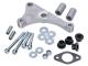 mounting kit for exhaust Tecnigas RS II chrome for Piaggio Maxi 125-180cc 2T