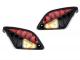 Pair of rear indicators -MOTO NOSTRA 2K22 (-2014) dynamic LED sequential light, with position light (E-mark)- Vespa GT, GTL, GTV, GTS 125-300 - smoked