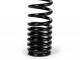 Rear shock absorber spring, soft, black -BGM PRO R12 COMPETITION, 365mm- Vespa Primavera 125, Vespa Primavera 150, Vespa Sprint 125, Vespa Sprint 150
