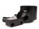 brake caliper mount front BGM PRO CNC Touring, radial, brake drum, black type Piaggio / Grimeca Ø20mm for Vespa PX Disc (1998-), My, 2011