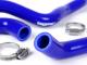 Coolant hose set -BGM PRO silicone 180°C- Vespa GT 125-200, Vespa GTL 125-200, Vespa GTS 125-300, Vespa GTV 125-250 - blue