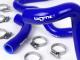 Coolant hose set -BGM PRO silicone 180°C- Vespa GT 125-200, Vespa GTL 125-200, Vespa GTS 125-300, Vespa GTV 125-250 - blue