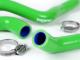 Coolant hose set -BGM PRO silicone 180°C- Vespa GT 125-200, Vespa GTL 125-200, Vespa GTS 125-300, Vespa GTV 125-250 - green