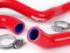 Coolant hose set -BGM PRO silicone 180°C- Vespa GT 125-200, Vespa GTL 125-200, Vespa GTS 125-300, Vespa GTV 125-250 - red
