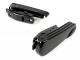 Pair of foot pegs -MOTO NOSTRA- Vespa GT, GTL, GTS 125-300, GTV - shiny black/shiny black