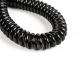Key ring -MOTO NOSTRA Spiral- length 150mm - black