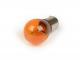 Light bulb -BA15s (straight pins) - 12V 21W - amber