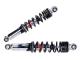 Shock absorber set YSS black chrome 300mm for Puch Maxi, Tomos