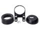 Scooter & Moped Accessories 60mm Universal Tachometer mounting bracket in black