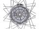 spoke wheel 1.60 x 16 aluminum black for Simson S50, S51, S53, S70, S83, KR51/1, KR51/2 Schwalbe, SR4-1 Spatz, SR4-2 Star, SR4-3 Sperber, SR4-4 Habicht