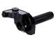 throttle grip VOCA CNC short stroke 90º / 50mm black universal 22mm handlebars
