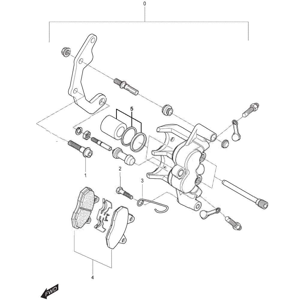 FIG40 brake caliper front left