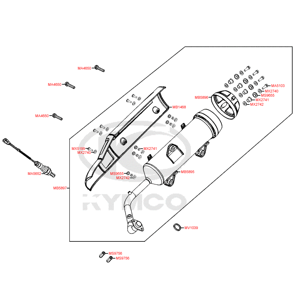 F14 exhaust, air-fuel ratio sensor / lambda sonde