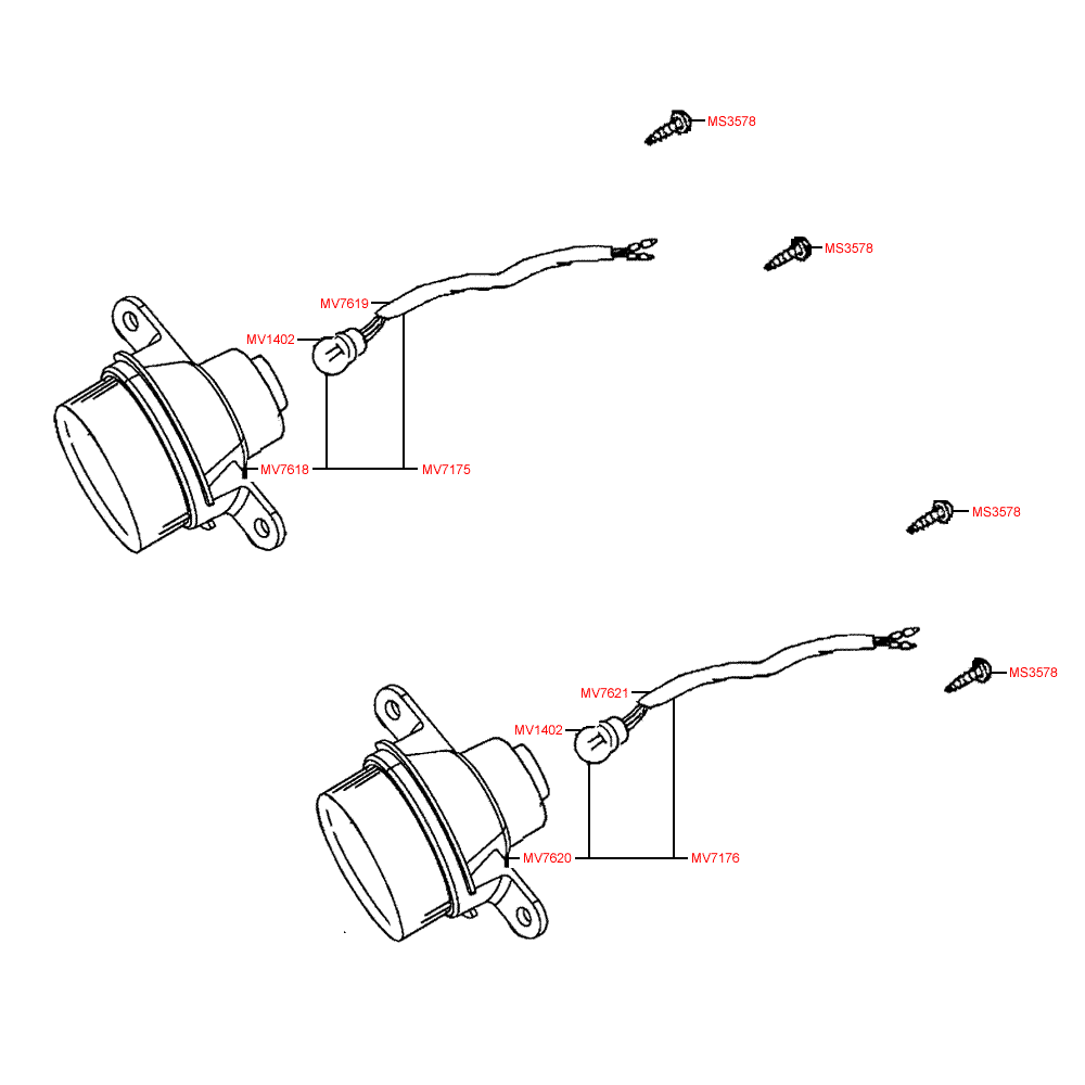 F18 front & rear indicators